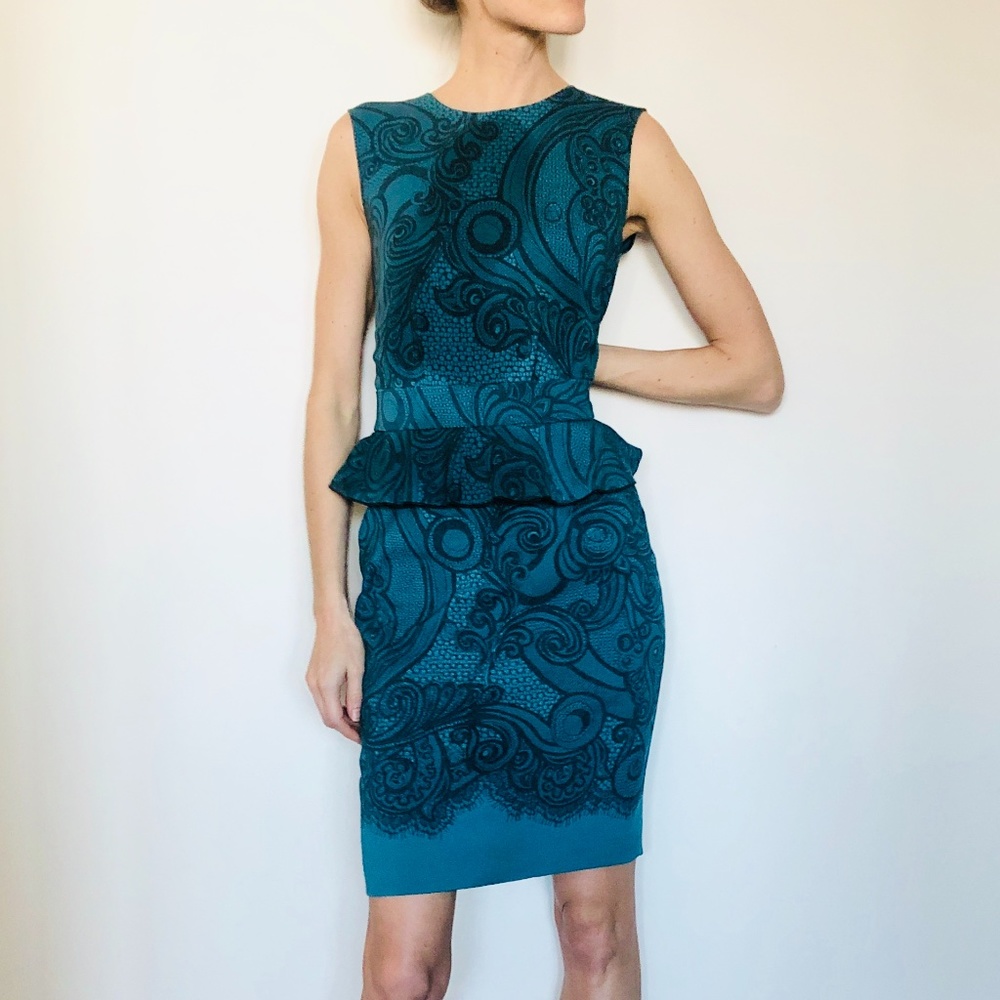 Emilio Pucci Pencil Wool Dress Sz 36/Small